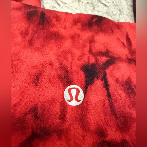 Lululemon align pant II 25” size 4 game day red black multi - Picture 4 of 8